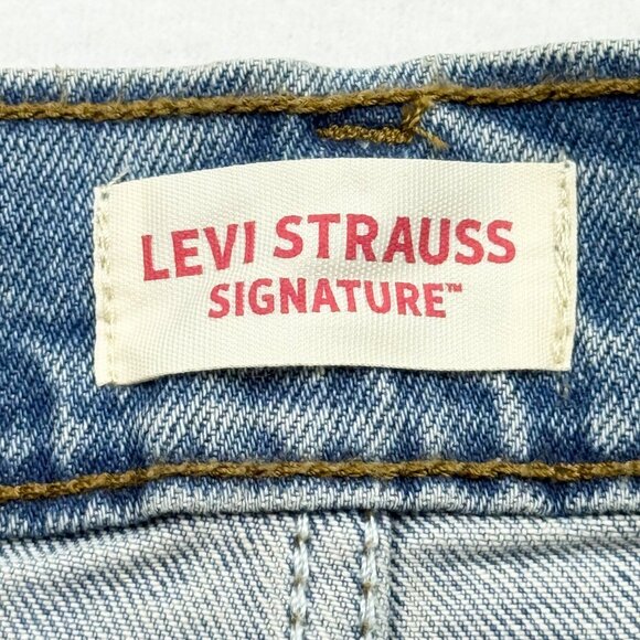 Levi Strauss Signature Men's Comfort Flex Blue Denim Shorts Sz 42 Inseam 10" NWT - Picture 5 of 14